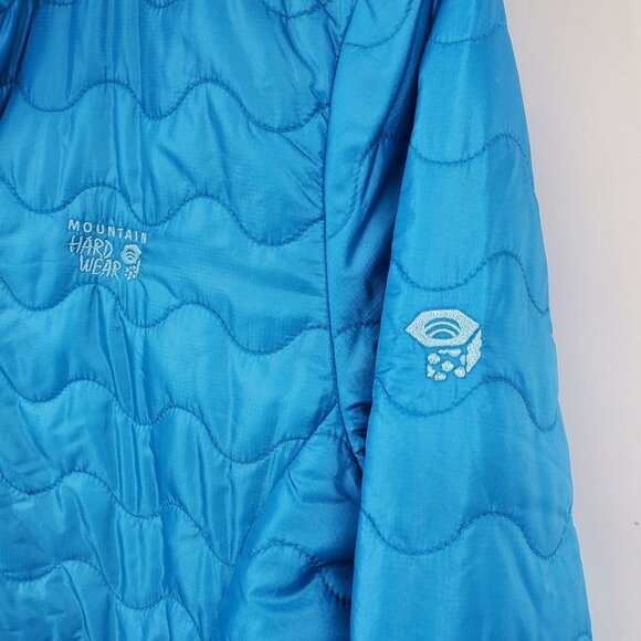 Mountain Hardwear Thermostatic Lightweight Blue Hiking Quilted Puffer Jacket S - Picture 4 of 10
